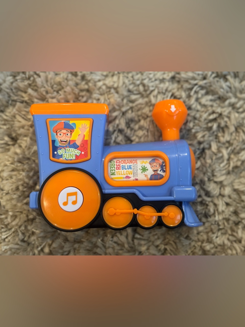 Blippi Sing with Me Teaching Tunes Train toy Musical Toy Music and Sound Effects